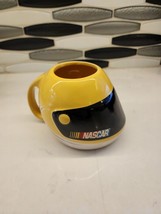 Vintage 2003 Collectible &quot;Yellow&quot; Nascar Racing Helmet Coffee Cup Mug - $8.39