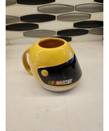 Vintage 2003 Collectible &quot;Yellow&quot; Nascar Racing Helmet Coffee Cup Mug - $8.39