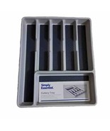 Bed Bath And Beyond Cutlery Tray 12.8x11.3x1.8 Inches Color Light Gray - $18.69