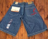 NWT Vintage Clench Jean Shorts Size 34 / 13 Mens Baggy Y2K Style - $36.63