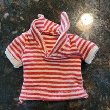 Vintage Clone Tammy Barbie Ted Ken Allan Shirt Sailor Knit Red White Stripes - £27.37 GBP