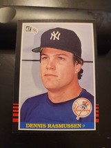 1985 Donruss - #518 Dennis Rasmussen New York Yankees Baseball Card - £1.02 GBP