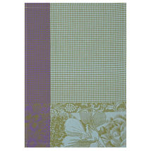 Le Jacquard Francais Fleurs a Croquer Chlorophyll Green Kitchen Hand Towel  - £20.04 GBP