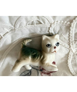Vintage Miniature Bone China Cat Kitten Figurine 1.5&quot; Tall Unmarked - $261.90 MXN