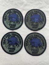 USAF Air Force Civil Engineering Squadron Prime Beef Patch Lot Of 4 - £15.14 GBP