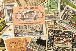 1920&#39;s Germania Notgeld (Emergenza Soldi) 25pc - Altenkirchen,Dassow,Sch... - $1,969.64 MXN