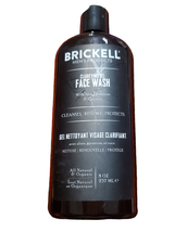 Brickell Men&#39;s Clarifying Gel Face Wash Natural Organic 8 Oz./237ml - £19.92 GBP