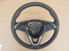 OEM 2016 2019 Buick Envision Black Leather Steering Wheel Heated Controls Radio - £99.12 GBP
