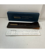 Vintage Diwa Denmark Engineer Slide Rule With Case &amp; Box Branded Fansteel - $507.97 MXN