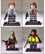 4 Set Solo A Star Wars Story Minifigure +Stands Han Qira Chewbacca Lando - £15.91 GBP