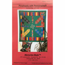 Pinwheel Quilt Pattern Pinwheels with Personality Renee Hagan for Memori... - $4.79