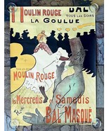 Moulin Rouge La Goulue Vintage Theatre Poster Print - £29.78 GBP