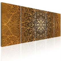 Tiptophomedecor Stretched Canvas Zen Art - Paper Mandala - Stretched &amp; Framed Re - £113.75 GBP