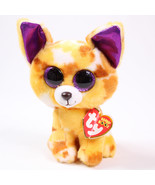 TY Beanie Boo Pablo The Chihuahua Purple Glitter Eyes Rare 6&quot; Plush Dog ... - $7.76