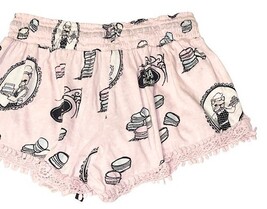 PJ Salvage French Bulldog Pajama Shorts Pink Frenchie Sleep Lounge Women S image 5