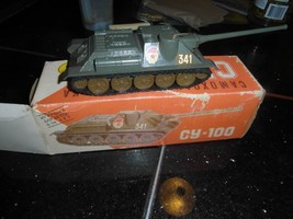 VINTAGE 80S Russian Collector Series - CY-100 Military Tank - 1:43 Scale - £23.40 GBP