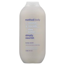 Method Body Wash, Simply Nourish, Coconut, 18 Fl Oz - £22.32 GBP