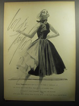 1951 Lord & Taylor Anne Fogarty Dress Advertisement - $18.49