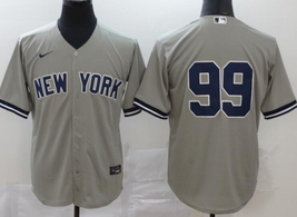 Yankees #99 Aaron Judge Away Jersey Old Style Uniform Gray - $45.00