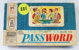 VINTAGE 1964 Password Board Game Vol 4 4260 Milton Bradley - £14.98 GBP