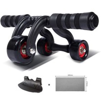 Ab Roller 3Wheel Ab Exercise Equipment With Knee Pad - $26.17