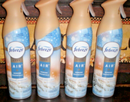 (4) FEBREZE Air Room Freshener Sprays CEDAR WOOD WINTER MINT Fragrance - £30.99 GBP