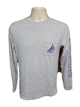 Vineyard Vines Every Day Should Feel This Good Adult Gray Long Sleeve XS... - $14.85