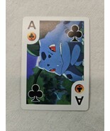 Vintage 1999 Bicycle Pokemon Playing Card Ace of Clubs BUY 2 GET 2 FREE - $2.95