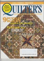 Quilter&#39;s Newsletter Magazine September 2006 Paul Nadelstern Puzzle Block - £6.92 GBP