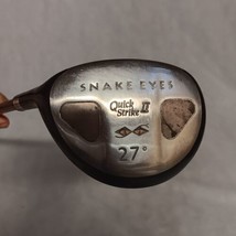 Snake Eyes Quick Strike II Golf Club LH 27 Degree Graphite Shaft - £23.08 GBP
