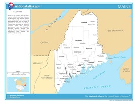 Massachusetts State Counties w/Cities Laminated Wall Map - $193.05