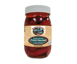 Backroad Country Pickled Smoked or Pickled Hot Polish Sausage- Two 8 oz.... - £29.53 GBP