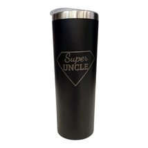 Super Uncle Black 20oz Skinny Tumbler LA5029 - £16.01 GBP