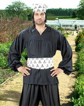 Men&#39;s Early Renaissance Shirt, High quality hand crafted one by one, COOL!! - £44.36 GBP+