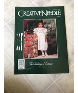 CREATIVE NEEDLE Sept/Oct 1996 Holiday Issue Madiera Stocking Angel Sew f... - $13.97