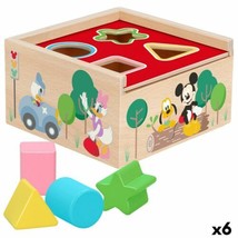 Child&#39;s Wooden Puzzle Disney 5 Pieces 13,5 x 7,5 x 13 cm (6 Units) - £82.35 GBP