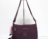 Kipling Callie Crossbody Bag Shoulder Purse HB6490 Polyamide Dark Plum T... - $64.95