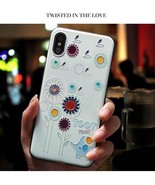 Cute 3D Emboss Cartoon Patterned Phone Case For iPhone - $323.62 MXN