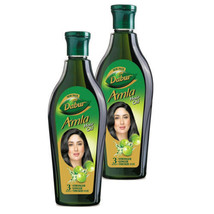 2 flaconi da 90 ml ciascuno Dabur Amla Hair Oil Goosberry Natural Loss Fall... - $11.56