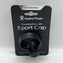 Hydro Flask Insulated Standard Mouth Sport Cap Black SMSC - NEW - £7.98 GBP