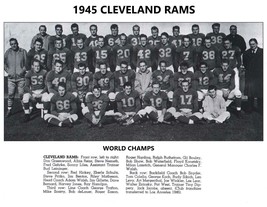 1945 CLEVELAND RAMS 8X10 TEAM PHOTO FOOTBALL NFL PICTURE - £3.88 GBP