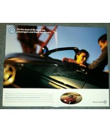 VW Volkswagen 1999 Full Line brochure poster Passat Golf Jetta Eurovan B... - $16.29 CAD
