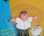 Family Guy NJ Croce Freakin&#39; Sweet Bendable Peter Toy Fair 1,372/2007 Se... - $29.69