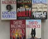 David Baldacci Trade Paperback Lot Guilty Zero Day The Hit The Simple Tr... - $19.79