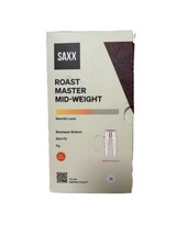 SAXX ROAST MASTER MID-WEIGHT BASELAYER BOTTOM TIGHTS SLIM FIT WINE SIZE ... - $39.55