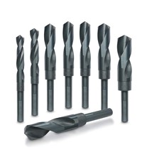 Jumbo Silver &amp; Deming Drill Bit Set, 8 Piece, 1/2&quot; Inch Shank Industrial... - £52.74 GBP
