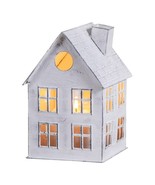 House Jar Candle Cover  in Rustic White Wash - 9 inch - $42.06 CAD