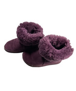 Fitflop Fit Flop Womens 5 Plum Purple Shearling Lined Boots Booties Size 5 - $64.90