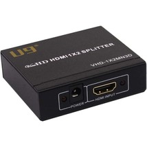 ViewHD 2-Port HDMI 1x2 Powered HDMI Splitter for 1080P &amp; 3D - £13.54 GBP