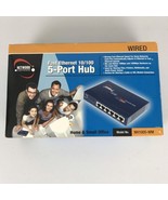 Network Everywhere  5-Port Hub Wired 10/100 NH1005-wm NEW - £32.48 GBP